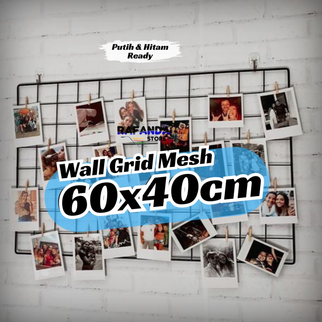 Diskont Wall Grid 60X40Cm Ram Besi Bingkai Poto Polaroid Hiasan Dinding Dan Gantungan Aksesoris