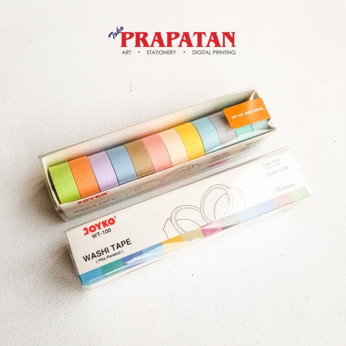 

Joyko Washi Tape WT-100 15mmx3m
