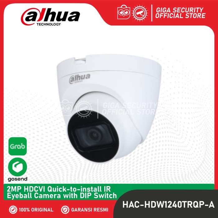 CAMERA CCTV DAHUA+ AUDIO HDW 1240TRQP-A INDOOR 2MP