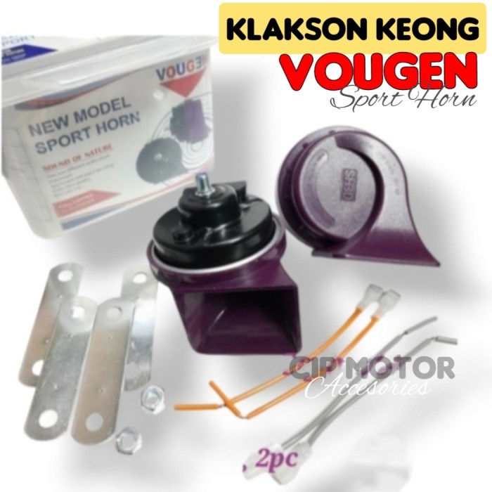 Klakson Motor Mobil Zegen Vougen keong Sport Horn