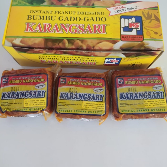 

PRODUK TERBATAS Bumbu Gado-gado Karangsari 180gr - Cipta Rasa Blitar