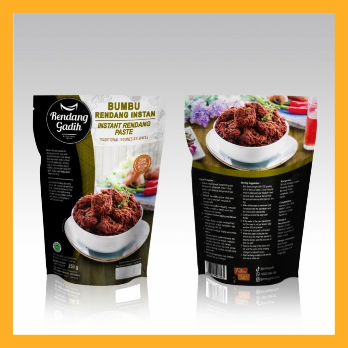 

PROMO Bumbu Rendang Instan - Rendang Gadih Asli makanan khas padang
