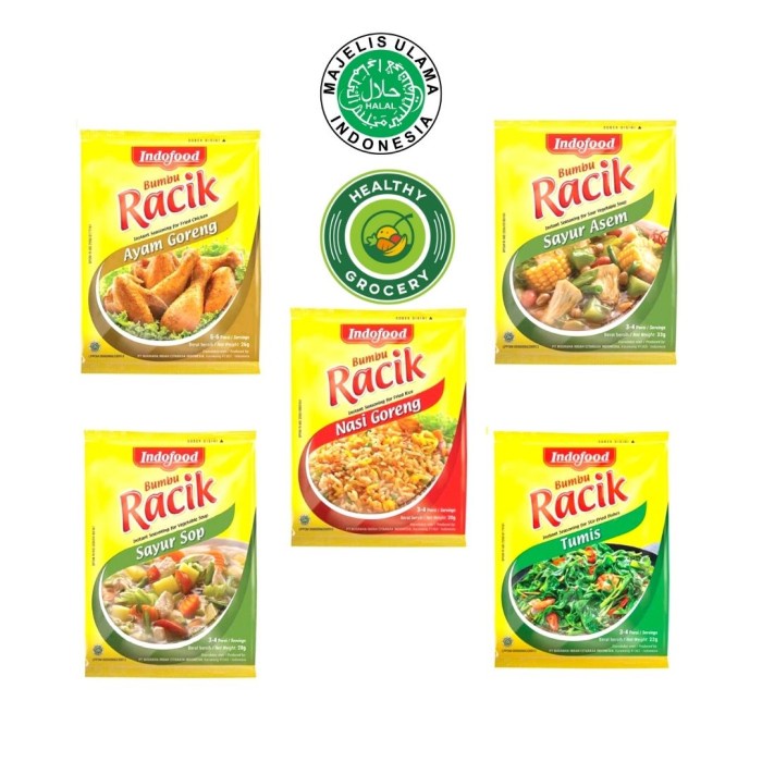 

FREE ONGKIR Indofood Bumbu Racik Instant ALL Varian