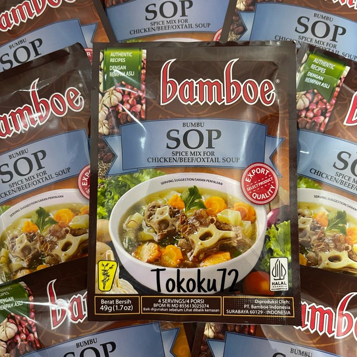 

TERUJI Bamboe Bumbu Instan Sop 49 gr