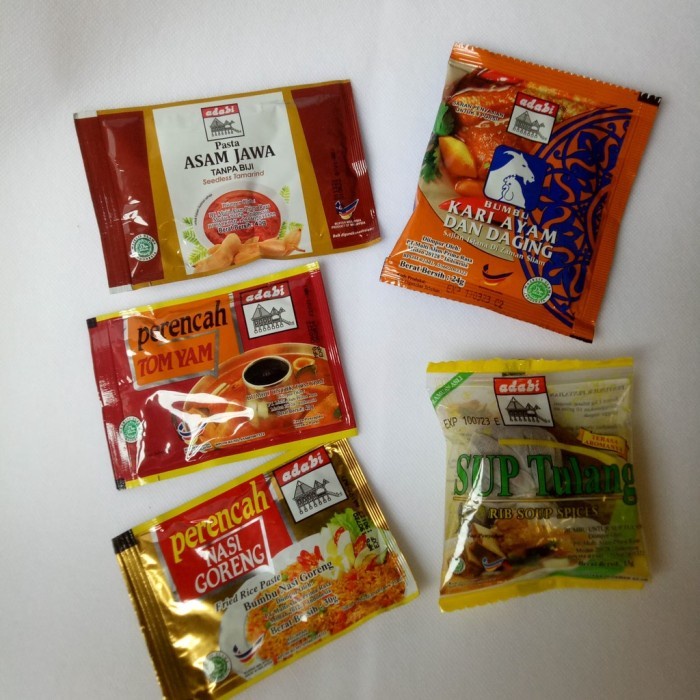 

MURAH adabi bumbu dapur asam jawa tanpa biji bumbu kari ayam/daging tom yam