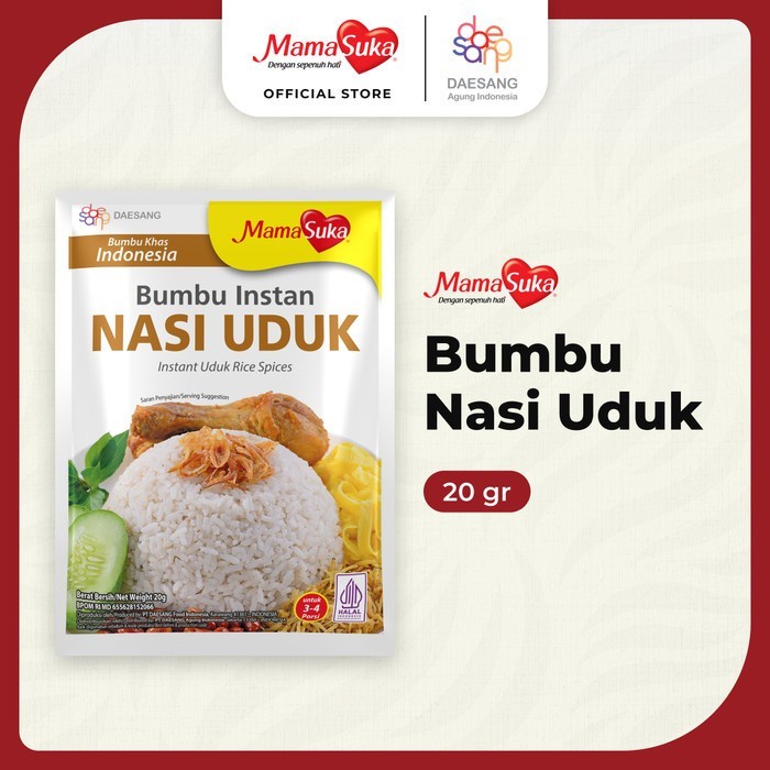 

TERPERCAYA MamaSuka - Bumbu Nasi Uduk 20 gr