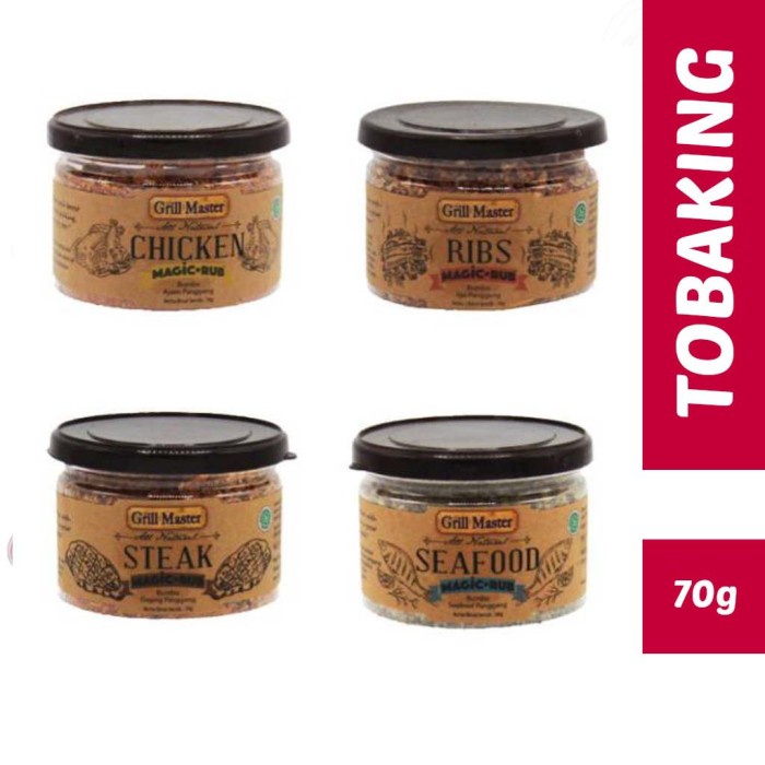 

STOK TERBATAS Magic Rub Steak Jays Bumbu Rempah Jay's Grill Master Marinasi 70gr