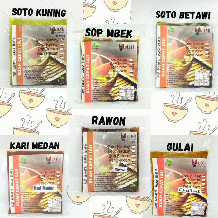 

STOK TERBATAS VeggieWay Bumbu Soto Kuning Betawi Mbek Kari Gulai Rawon Nasmigor Nasi