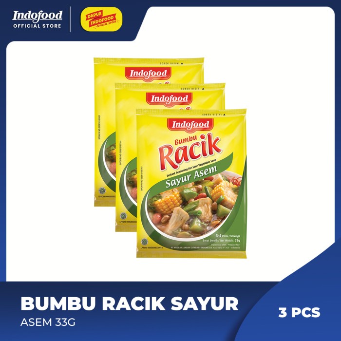 

TERPERCAYA Bumbu Racik Sayur Asem 33g - 3 pcs