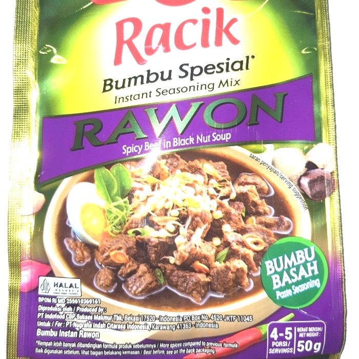 

BOOM SALE Bumbu Instant Indofood Racik Rawon 50 Gr