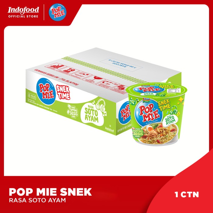 

Wdo - 1 Ctn - Pop Mie Snek Soto