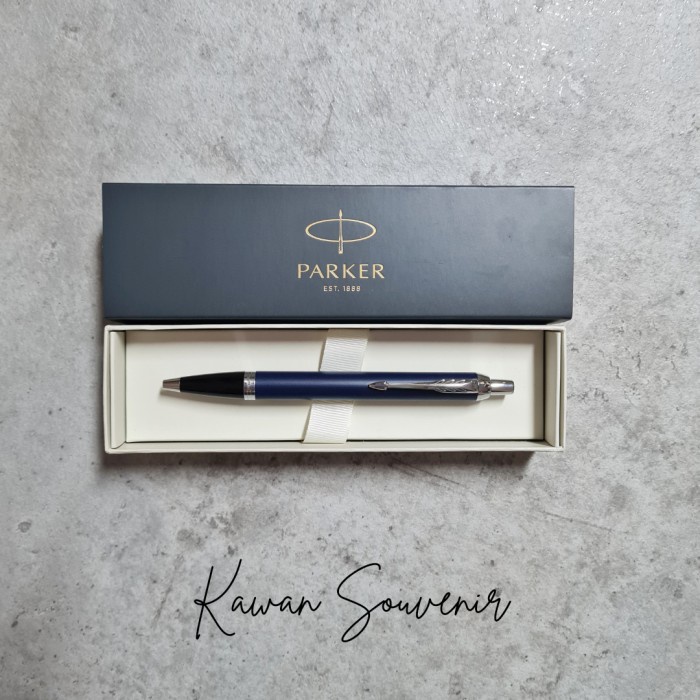 

Pulpen Parker Original IM New Blue Chrome Trim (Klip Silver) BP