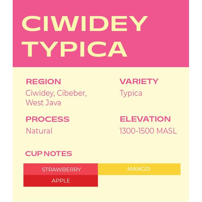 

CIWIDEY TYPICA - MOTIV COFFEE - BIJI KOPI PROMO