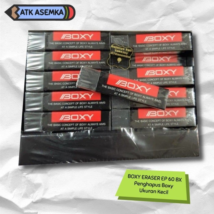 

JTTOP" PENGHAPUS BOXY KECIL / ERASER SETIP HAPUSAN EP 60BX