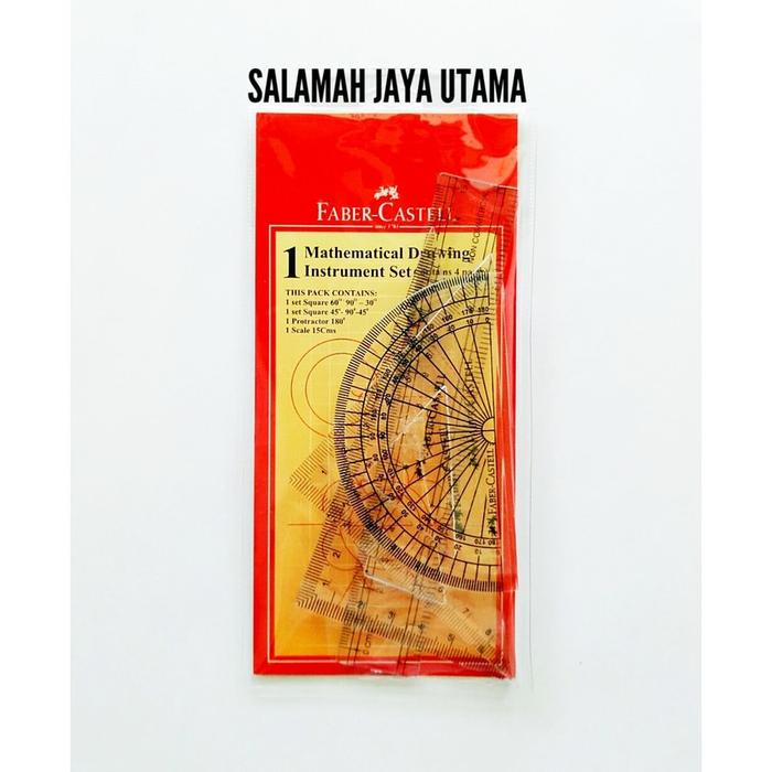 

JTTOP" MATHEMATICAL DRAWING INSTRUMENT FABER CASTELL (PENGGARIS MATEMATIKA)