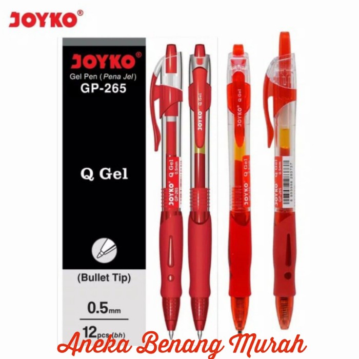 

JTTOP" PULPEN GP-265Q PENA JEL 0,5MM GEL PEN JOYKO [LUSIN]
