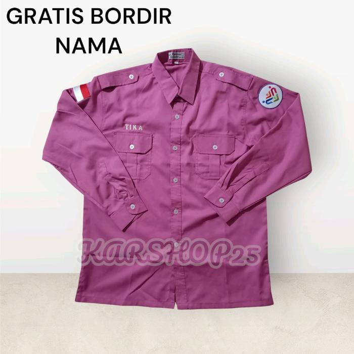 DISKON KEMEJA POSYANDU LENGAN PANJANG TERBARU SERAGAM PDH POSYANDU ATASAN BAJU POSYANDU KEMEJA