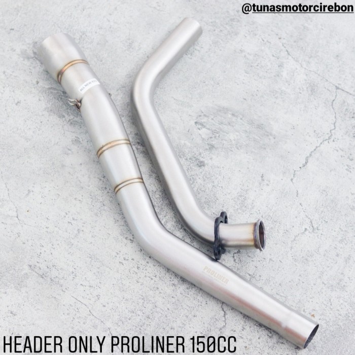 Header Leher only doang PROLINER CBR150 GSX150 R15vva R15 Sonic FU