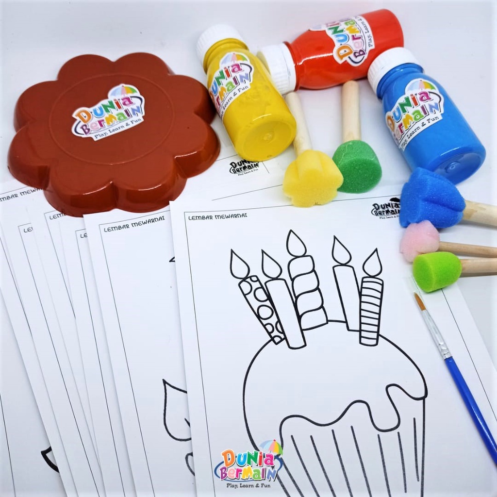 

Promo !!! Paket Melukis Anak / Mainan Edukasi Anak / Dunia Bermain