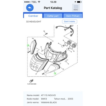 TERLARIS MIKA SEN DEPAN ORIGINAL NOUVO LELE