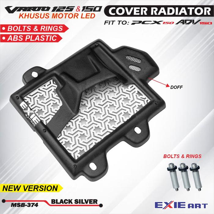 Cover Radiator Honda Vario 125 & 150 Led, ADV 150, PCX 150 - Penutup Radiator Variasi Exie Art Motor