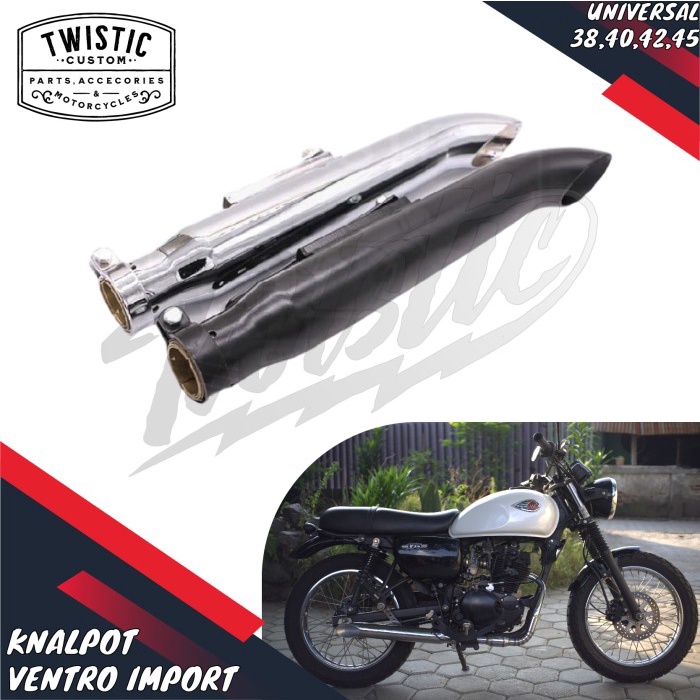 Knalpot Muffler Custom Ventro Motor W175 Benelli XSR 155 Harley