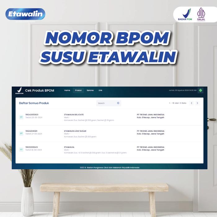 

terbaru !!! susu etawalin original asli officiall paket 1 box susu bubuk dari susu kambing etawa dan