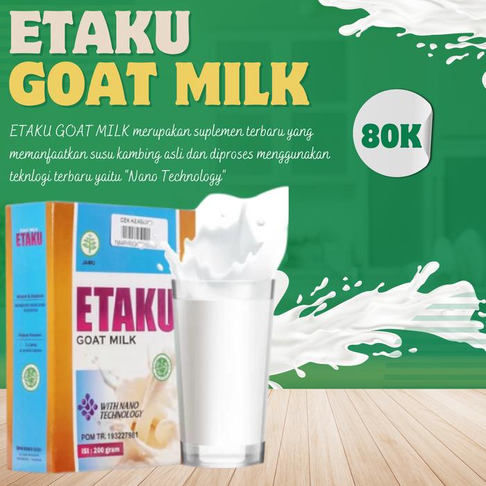 

terbaru !!! susu etaku original susu kambing etawa milk bubuk dairy bahan ready