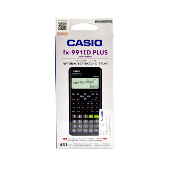 

Kalkulator CASIO FX-991 ID PLUS 2nd Calculator Scientific TERLARIS/TERMURAH/TERPOPULER