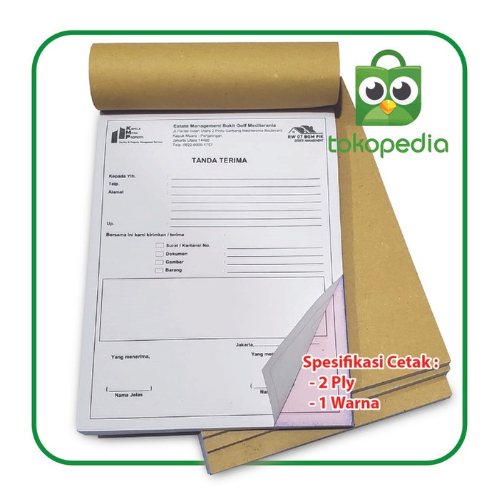 

CETAK NOTA 1 RIM 2 PLY / RANGKAP FORM SURAT JALAN INVOICE TANDA TERIMA TERLARIS/TERMURAH/TERPOPULER