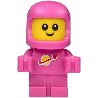 Lego Minifigure Spacebaby Classic Space Dark Pink Col442