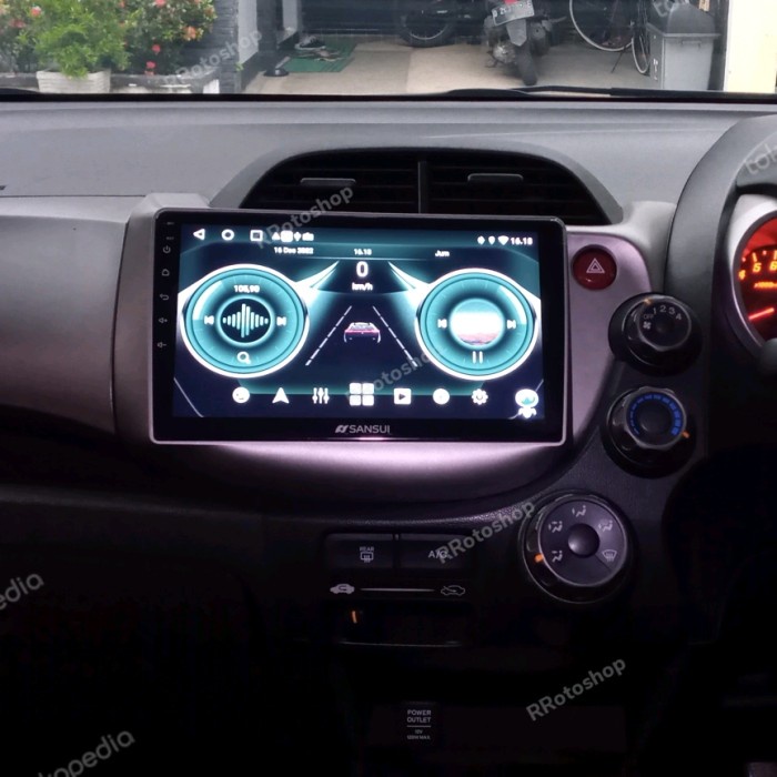 Head Unit Tape Android Mobil Honda Jazz 10 Inc Double Din Headunit