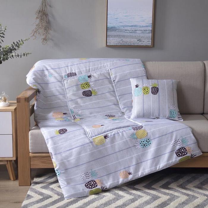 BALMUT BANTAL SELIMUT / BANTAL LIPAT PRAKTIS JADI SELIMUT Katun Lembut Dicuci Kain