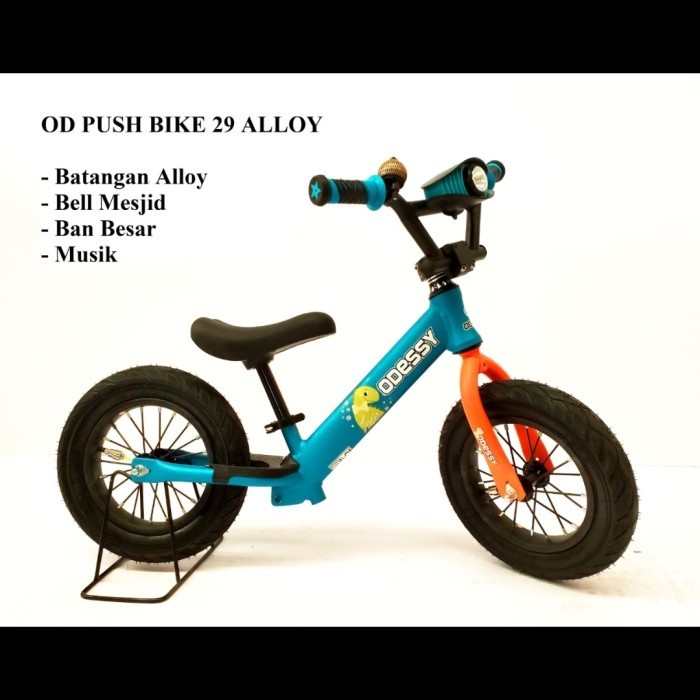 Kargo Pushbike odessy alloy+helm dan pelindung lutut,siku,sarungtangan