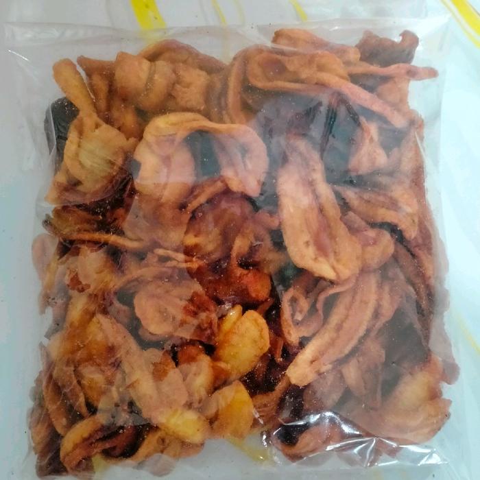 

Paket bundling isi 4 kripik pisang h manis,lanting getuk,bawang dan pedas