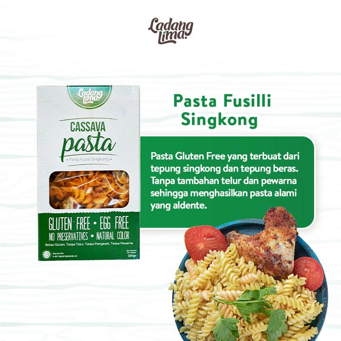 

Pasta Fusilli 500g - Pasta Gluten Free Ladang Lima