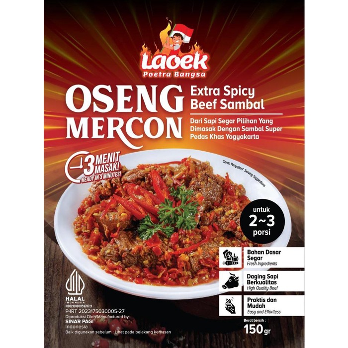 

{Paket Exclusive#7}Oseng Mercon/ Ayam Rica / Makanan Kaleng/ Lauk siap saji Food Meat Makanan Frozen