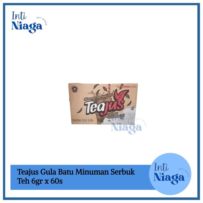 

KB - TeaJus Minuman Serbuk Teh Rasa Gula Batu 6gr x 60pcs