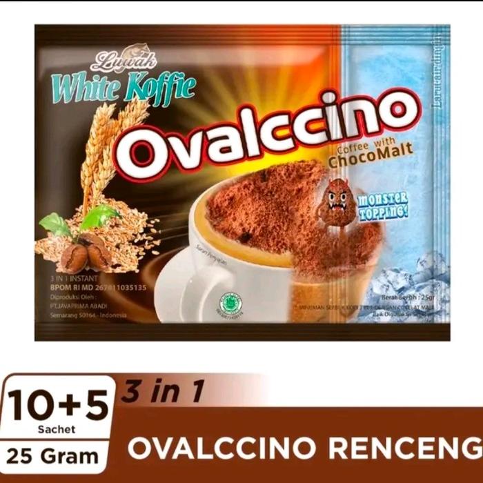 

Kopi Luwak Ovalccino 10 Renceng (1Dus) 150 Sachet Terbatas Coffee