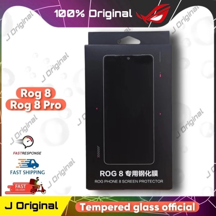 Rog Phone 8 Rog 8 Pro - Original Tempered Glass Rog Phone 8 Official