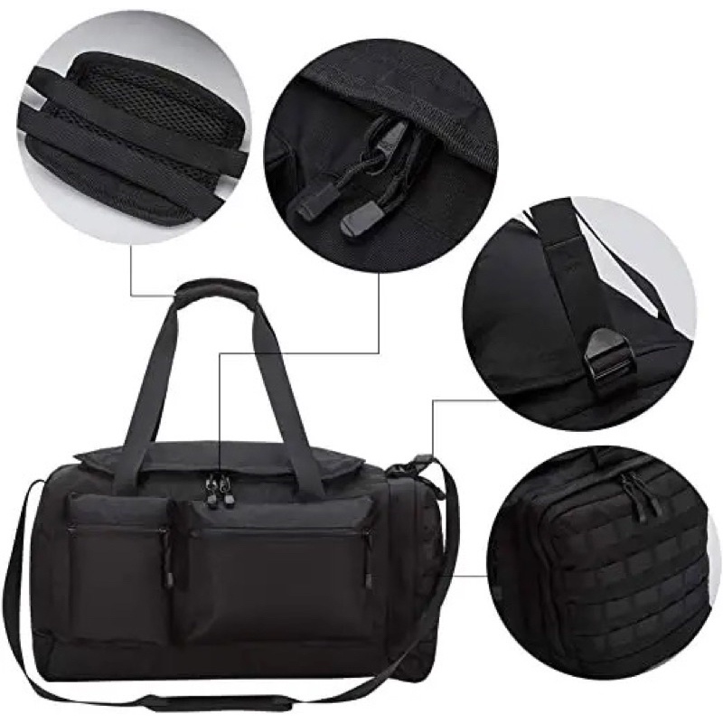 Sale Tas travel Gym Bag pria multifungsi ukuran sedang 60 liter