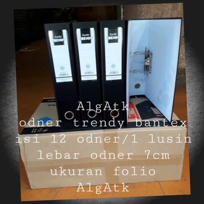 

Odner Trendy Bantex Size Folio Lebar 7Cm No Ref 1446 Isi 12 Odner