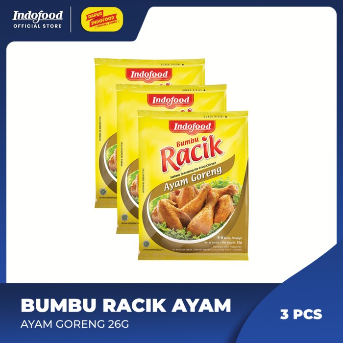 

Sale! Bumbu Racik Ayam Goreng 26G - 3 Pcs
