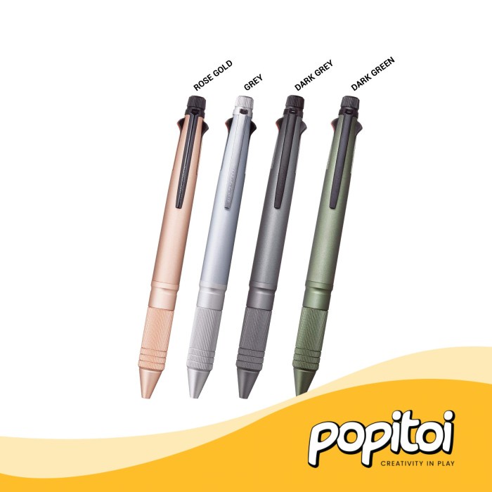 

Best Seller Uni Ball Jetstream Metal Edition Multi Pen 4 & 1 0.5 Mm Uniball Multip