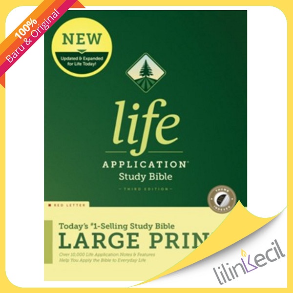 

Nlt Life Application Large-Print Study Bible,Third Edition-Hc