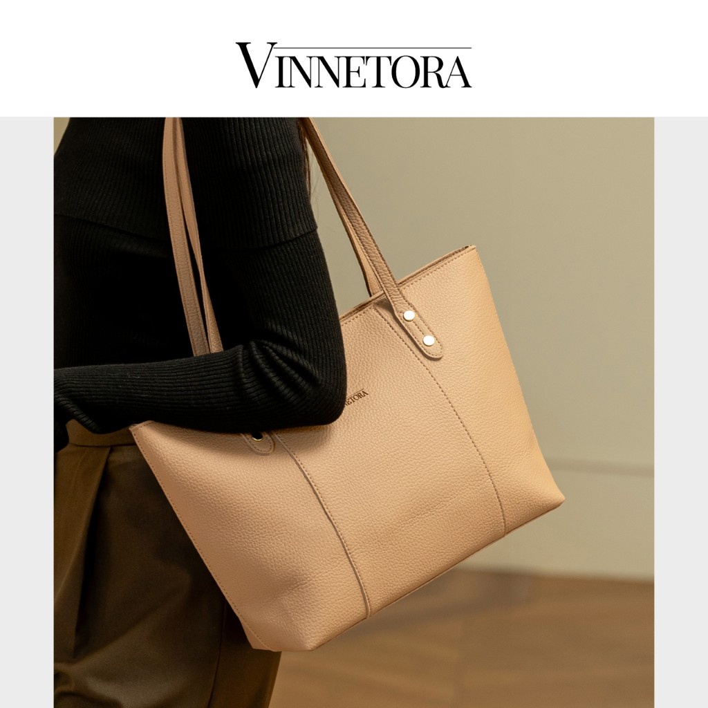 NEW DEALS VINNETORA Totebag Wanita Tas Totebag Tas Kerja Muat Laptop Tas Kapasitas Besar Korean