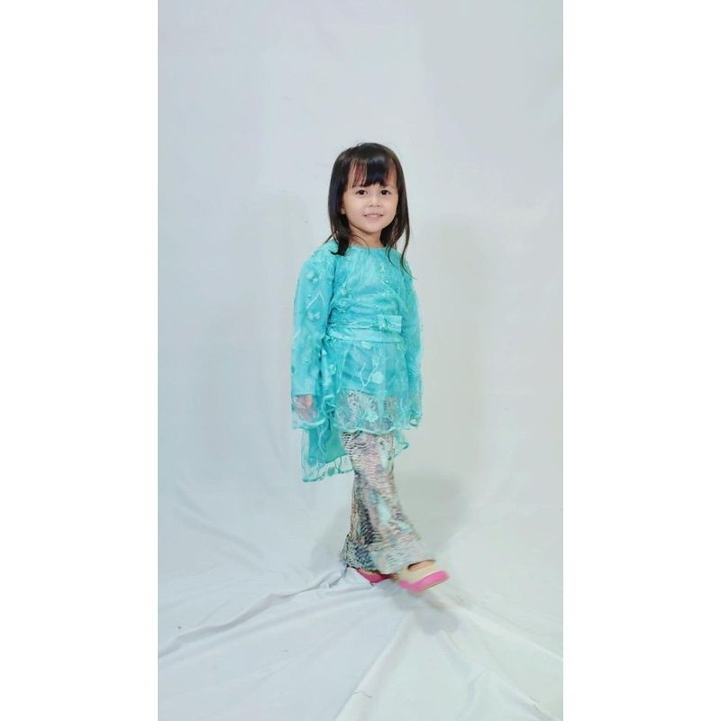 BEST SALE SET KEBAYA ANAK RNF PEREMPUAN TANGGUNG 5-12 TAHUN /Kebaya aurora pita anak/KEBAYA MODERN