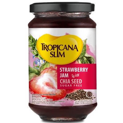 

Selai Strawberry Tropicana Slim Strawberry Jam Low Calorine 375