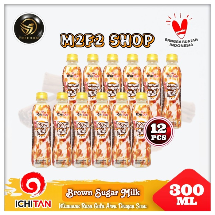 

Ichitan Brown Sugar Milk Susu Gula Aren Botol Pet - 300 ml (12 Pcs)