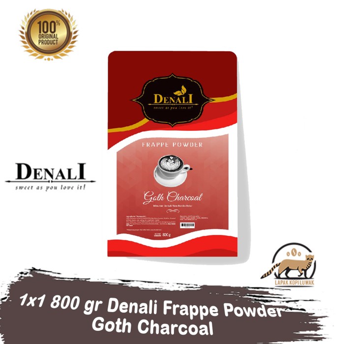 

Goth Charcoal Powder merk Denali